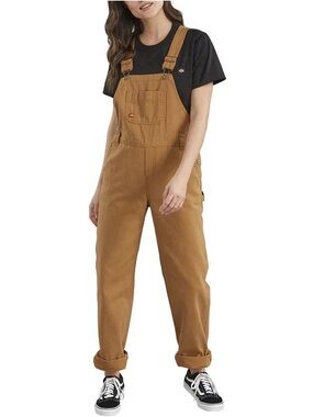 Dickies Women's Relaxed Fit Duck Bib Overalls XS